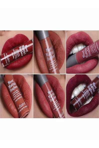 THE BALM Meet Matt(e) Hughes Liquid Lipstick Ruj Confident - 6