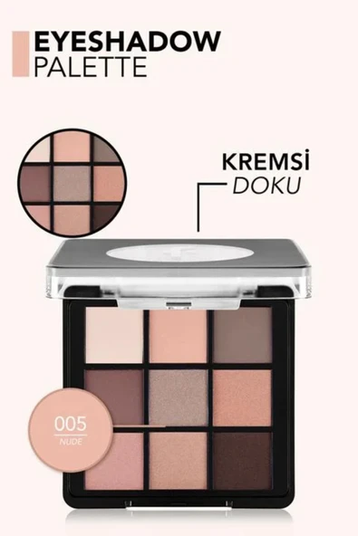 FLORMAR Kompakt 9'lu Göz Farı Paleti|005 - 1