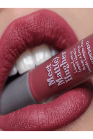 THE BALM Meet Matt(e) Hughes Liquid Lipstick Ruj Confident