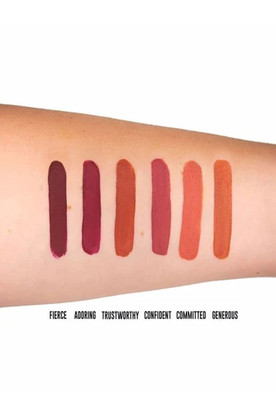 THE BALM Meet Matt(e) Hughes Liquid Lipstick Ruj Confident - 4