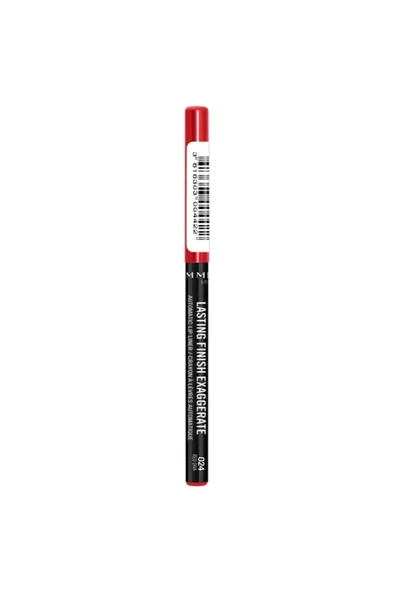 RIMMEL LONDON Lasting Finish Exaggerate Automatic Lip Liner 024 Red Diva