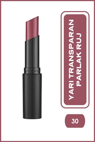 GOLDEN ROSE Sheer Shine Stylo Lipstick No: 30 Mulberry - Parlak Ruj