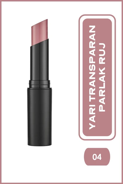 GOLDEN ROSE Sheer Shine Stylo Lipstick No: 04 Cool Pink - Parlak Ruj