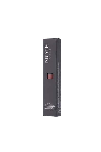 NOTE Mineral Matte Lip Cream Yarı Mat Bitişli Likit Ruj 08 Queen of Night - Mor - 4