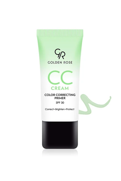 GOLDEN ROSE Cc Cream Color Correcting Primer No: 04 Green - Cilt Rengini Dengeleyen Cc Krem - 2
