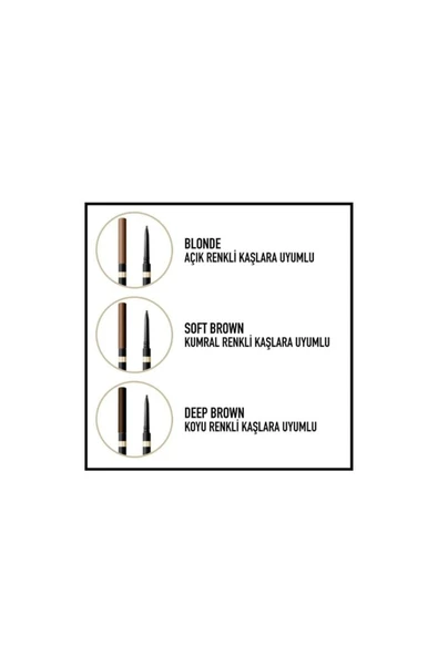MAX FACTOR Brow Shaper Kaş Kalemi 20 Brown - 3