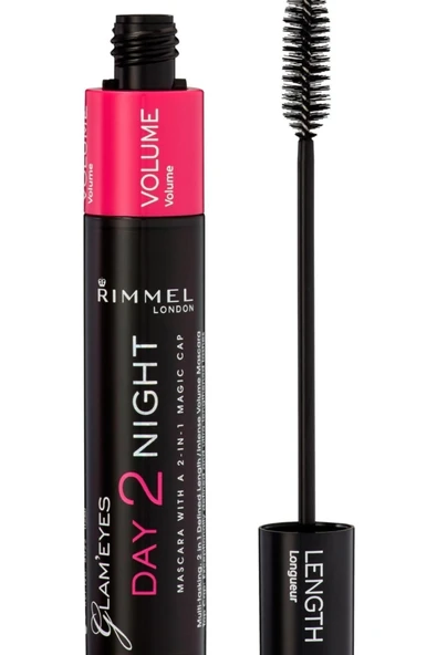 RIMMEL LONDON Marka: Glam'eyes Day 2 Night Maskara - 001 Black Kategori: Maskara - 2