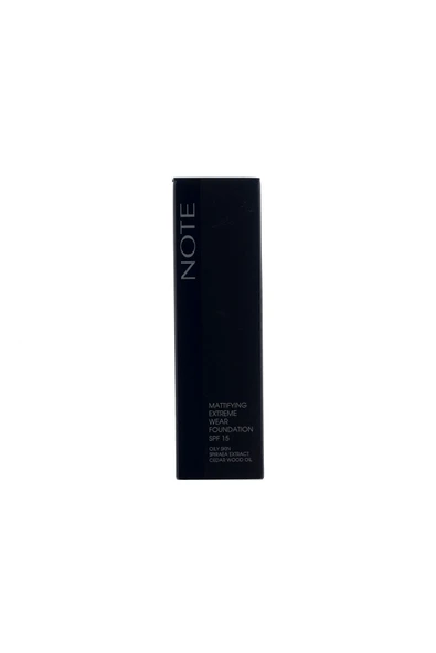 NOTE Mattifying Extreme Wear Spf 15 Yoğun Kapatıcı Mat Bitişli Fondöten - 125 Beige Ivory - 8