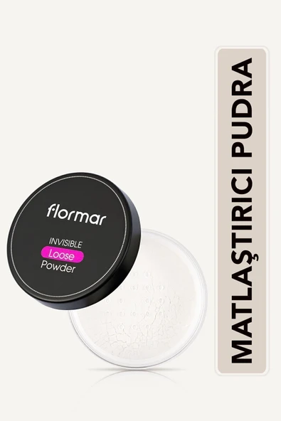 FLORMAR Mat Bitişli Toz Sabitleyici Transparan Pudra - Invisible Loose Powder - 001 - 8690604271467 ürün görseli