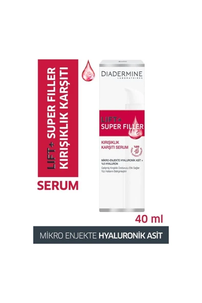 DİADERMİNE Superfiller Hyaluron Etkili Kırışık Karşıtı Serum 40 Ml