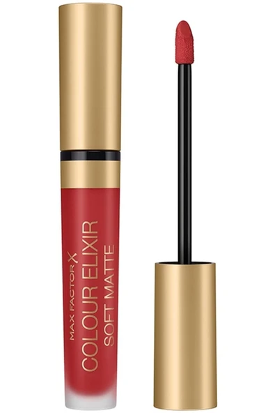MAX FACTOR Marka: Colour Elixir Soft Matte Liquid Lipstick 030 Crushed Ruby Kategori: Dudak Parlatı - 1