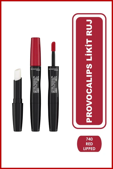 RİMMEL PROVOCALIPS LIKIT RUJ CAUGHT RED LIPPED 740