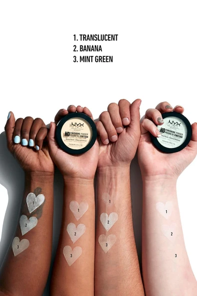 NYX PROFESSİONAL MAKEUP Sabitleyici Transparan Toz Pudra - High Definition Finishing Powder Translucent 8 g - 6