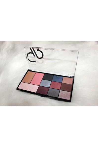 GOLDEN ROSE Cıty Style Face Eye Palette 02 Smokey