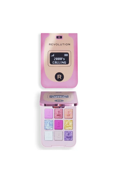 REVOLUTİON Y2k Baby Flip Phone Eyeshadow Palette - Telefon Far Paleti