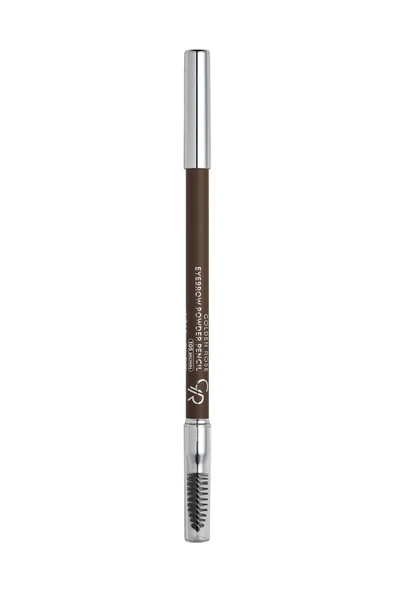 GOLDEN ROSE Eyebrow Powder Pencil No: 105 Brown - Pudralı Kaş Kalemi - 2