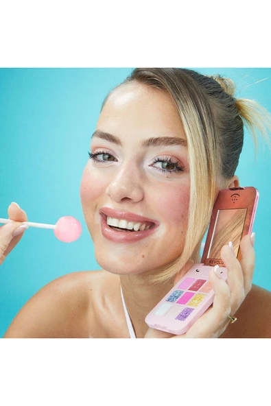 REVOLUTİON Y2k Baby Flip Phone Eyeshadow Palette - Telefon Far Paleti - 3