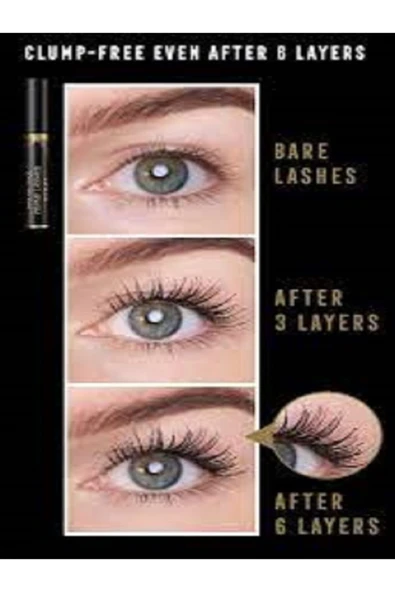 MAX FACTOR Siyah Maskara Divine Lashes Mascara 001 Rich Black - 5