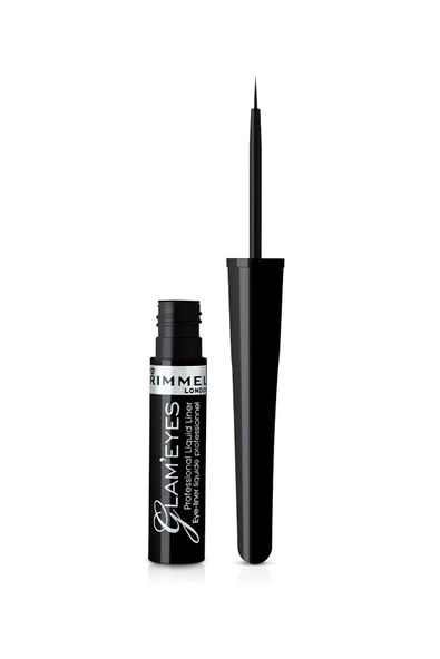 RİMMEL London Glam'eyes Proffessional C35 Liquid Eyeliner Black Glamour