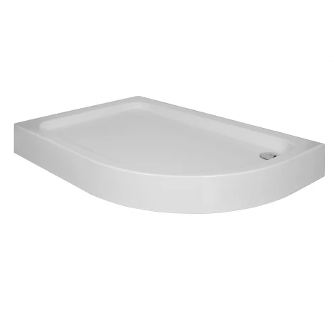 Sırduş 90x80x12 Asimetrik Monoblok Sol Duş Teknesi