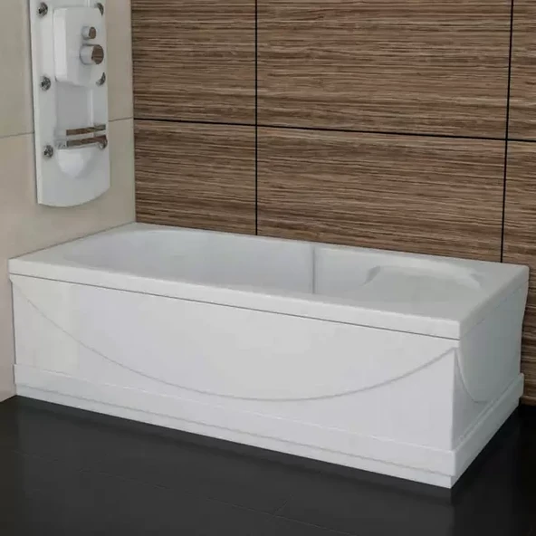 120x80x55 Oturmalı Düz Küvet