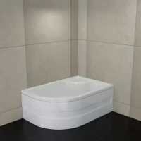 Sırduş 120x80x44 Asimetrik Sol Oturmalı Mini Küvet