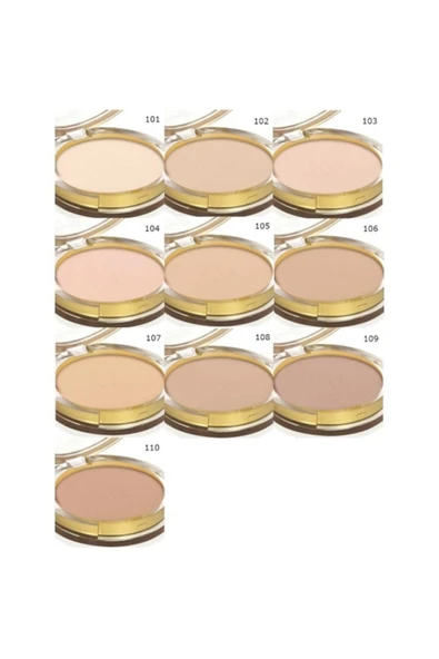 GOLDEN ROSE Sıkıştırılmış Pudra |pp 102 - 2
