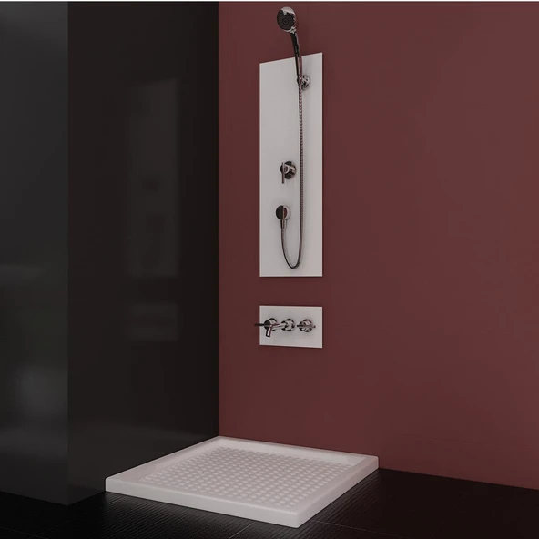 80x80x6 Kare Flat Duş Teknesi