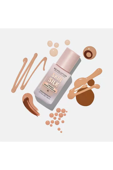 REVOLUTİON Skin Silk Serum Fondöten F1 - 2