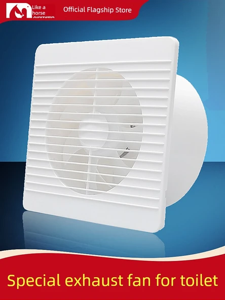 Tuvalet Egzoz Fanı - 6 inç DC İnverter - Açılış 15-16cm - 2
