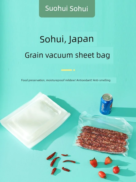 Vakumlu Gıda Saklama Ruloları - 17cm x 5m - 2 Rulo - Resim 2