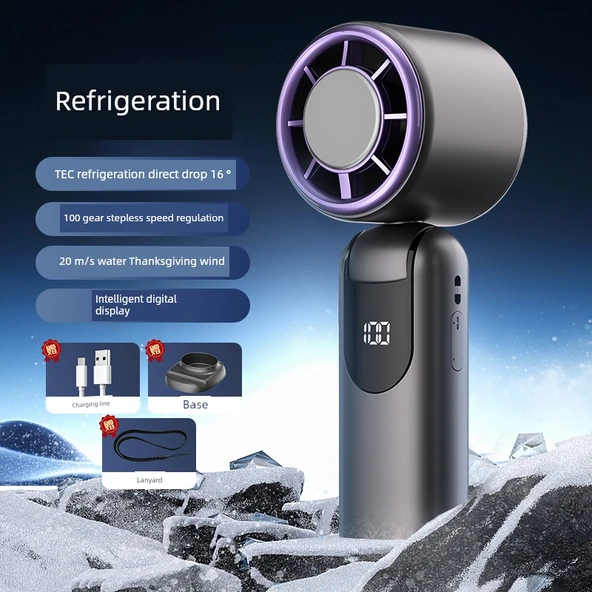 Taşınabilir Elektrikli Fan - Soğutma Versiyonu - Dyson Moru - Çift Katmanlı Soğutma