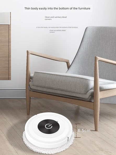 Otomatik Süpürme ve Mop Robotu - Resmi Standart + Siyah Yükseltme - 2