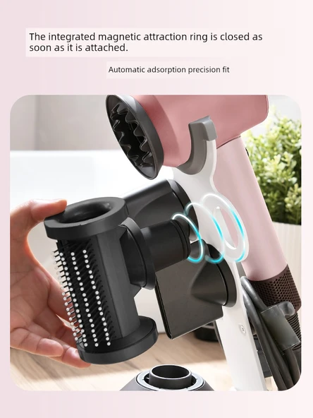 Dyson HD16 Masaüstü Deliksiz Saç Kurutma Makinesi Askısı - Gri - Isıtmalı 5 Başlık - 6