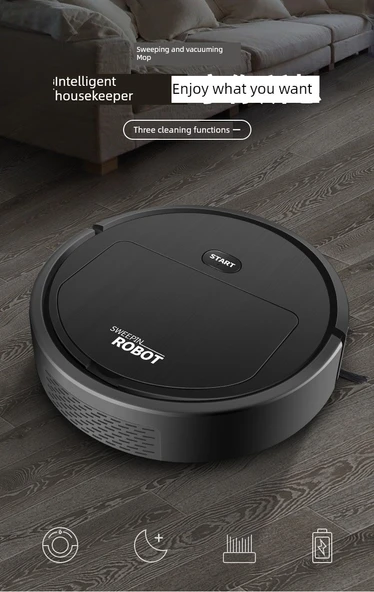 Akıllı Temizlik Robotu K225 Beyaz Vakumlama P10S Su Versiyonu - 5