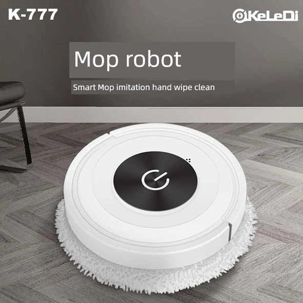 Otomatik Süpürme ve Mop Robotu - Resmi Standart + Beyaz Yükseltme
