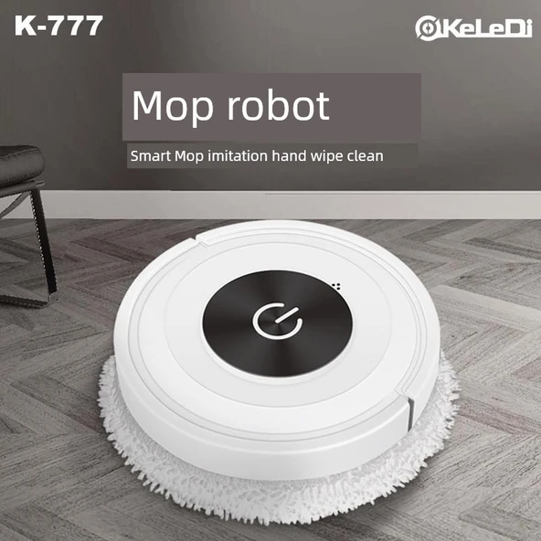 Akıllı Süpürge Robotu - Islak ve Kuru - Piyano Siyahı - 7