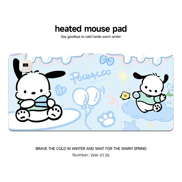 Isıtmalı Mouse Pad - WW-0138 [70x33cm] 6 Hız Ayarı Hızlı Isıtma