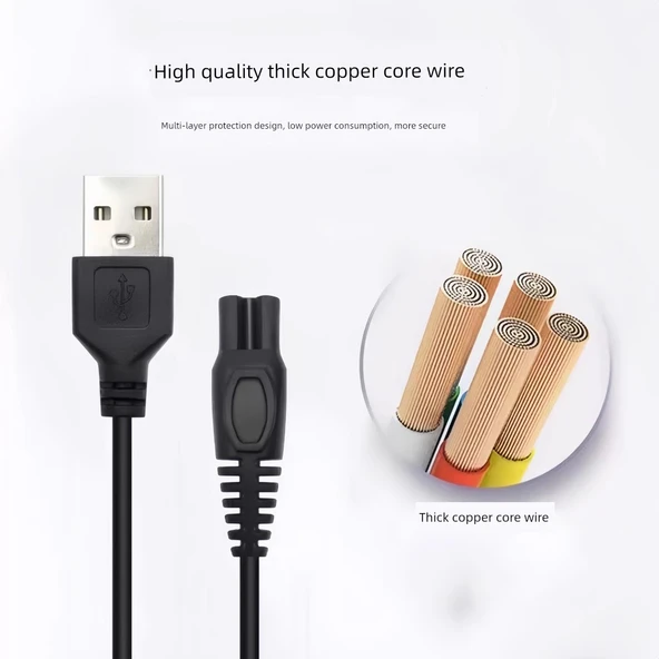 Küçük Çift Delik USB Hattı - SR7827 7828 7828s - 5V - 9
