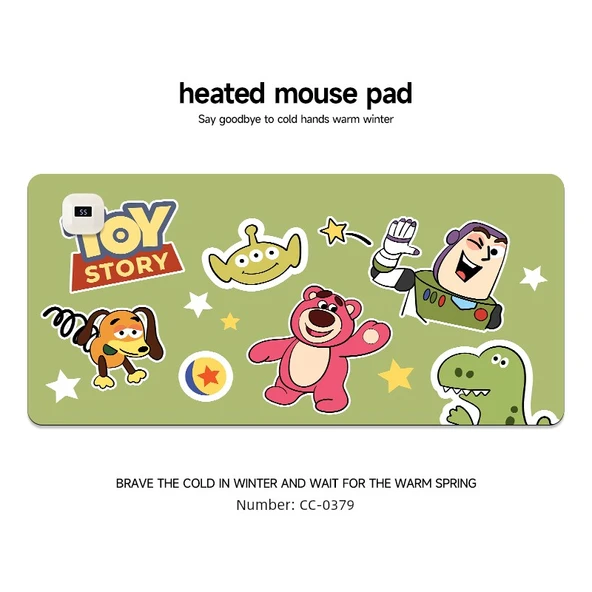 Isıtmalı Mouse Pad - CC-0379 [60x36cm] 6 Hız Ayarı Hızlı Isıtma