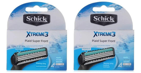Xtreme 3 Yedek Tıraş Bıçağı Kartuşu - 8 Adet - Metal - 4