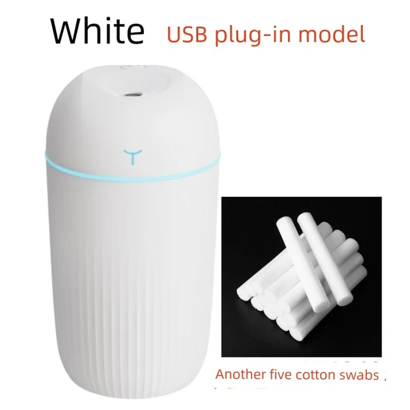 Mini USB Nemlendirici - Beyaz - 420ml - Model 2