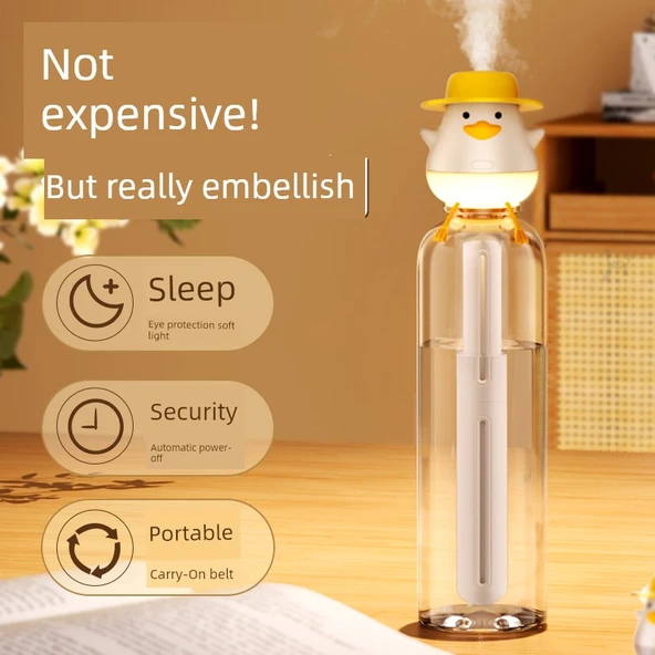 Taşınabilir Mini USB Nemlendirici - Sevimli Küçük Ördek