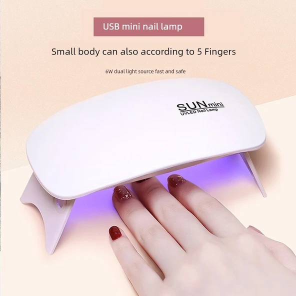 Hızlı Kuruyan Mini UV Lamba - Zımpara Üçlü Set - 8