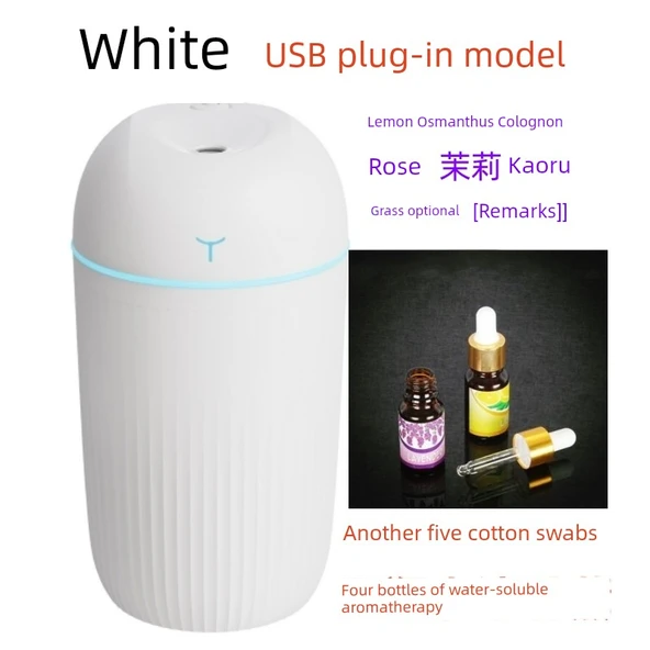Mini USB Nemlendirici - Beyaz - 420ml - Model 4