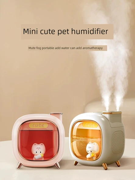 USB Ofis Masası Nemlendirici - Hello Kitty 2 Pamuk Filtre Elemanı ile - 10