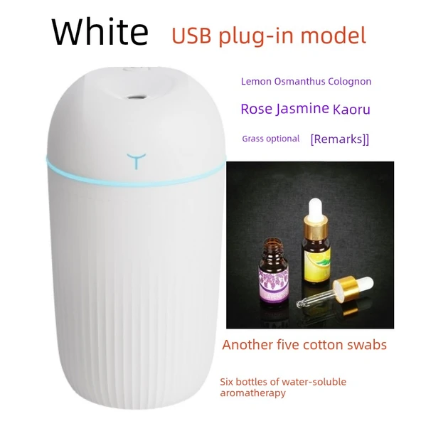 Mini USB Nemlendirici - Beyaz - 420ml - Model 6