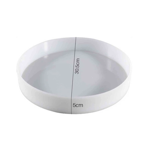 Epoksi Silikon Yuvarlak Sehpa Kalıbı 30.5 CM - 2