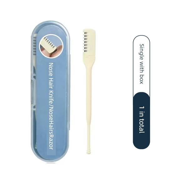 Çift Başlı Manuel Burun Kılı Alma Aleti - 1 Paket - Güvenli