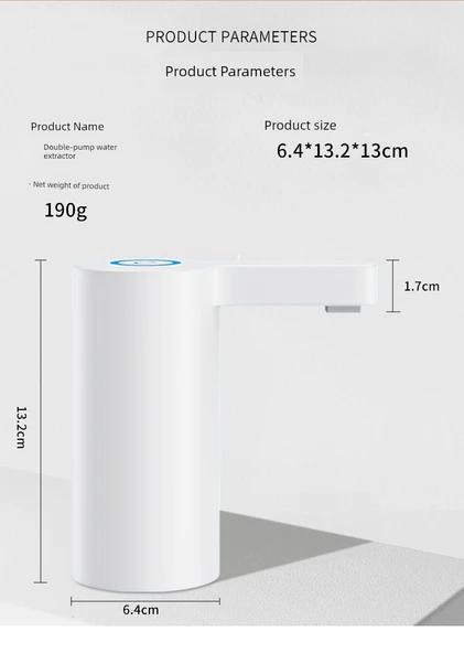 Çift Pompa Elektrikli Su Dispenseri - Standart Versiyon Sıradan Malzeme - 12